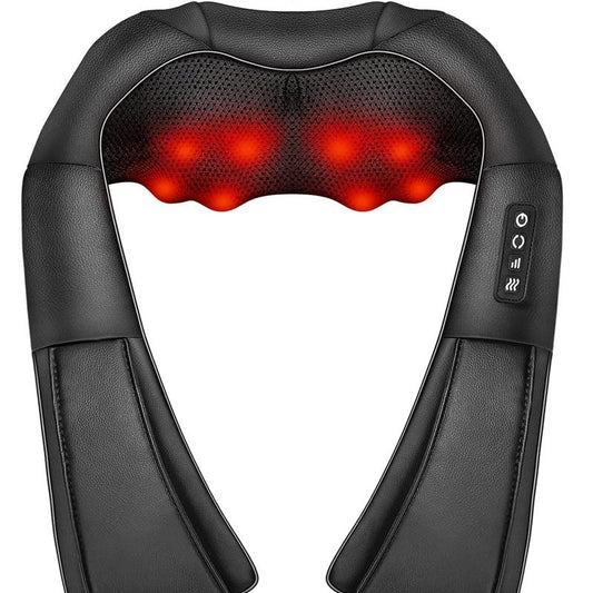 DAILYLIFE Shiatsu Neck and Back Massager, Electric Shoulder Massager, Car Neck Massage Pillow for Neck, Back, Shoulder, Foot, Leg Massage, Relieve Muscle Pain, Perfect Present for Man/Woman/Family
